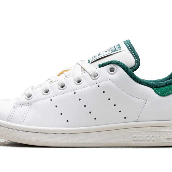 Stan Smith "White Green Suede Heel"