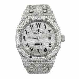 Audemars Piguet Royal Oak "Iced Out" 15400ST.OO.1220ST.02 Authentic Replica Edition