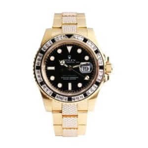 Rolex GMT-Master II 116748SANR "Iced Out" Luxury Clone Quality