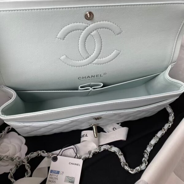 Chanel Classic 11.12 Handbag Silver Hardware