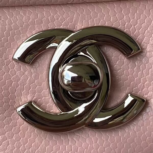 Chanel Small Classic Handbag Caviar Silver Hardware