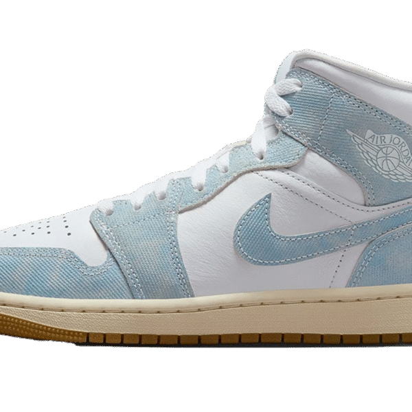 Air Jordan 1 Mid WMNS "Denim Gum"