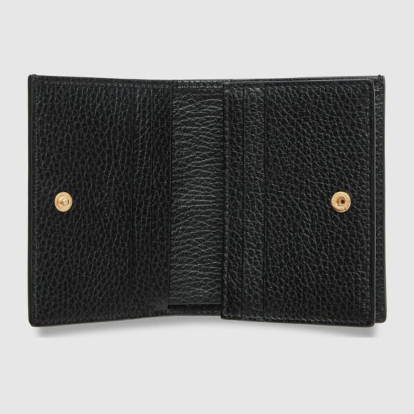 GG Marmont Bi-Color Card Case Wallet