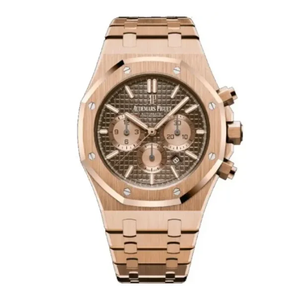 Audemars Piguet Royal Oak Chronograph 26331OR “Rose Gold Brown Dial” Master Replica 1:1