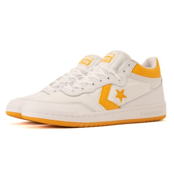 Cons - Fastbreak Pro Mid (White/Light Yellow/White) *SALE