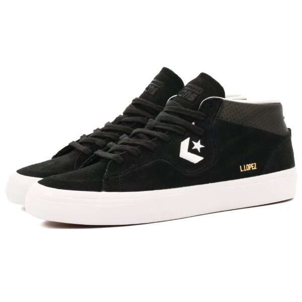 Cons - Louie Lopez Pro Mid (Black/Black/White) *SALE
