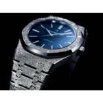 Audemars Piguet Royal Oak 67653BC.GG.1263BC.02 "Frosted" Blue Dial Collector’s Clone 1:1 - Image 3