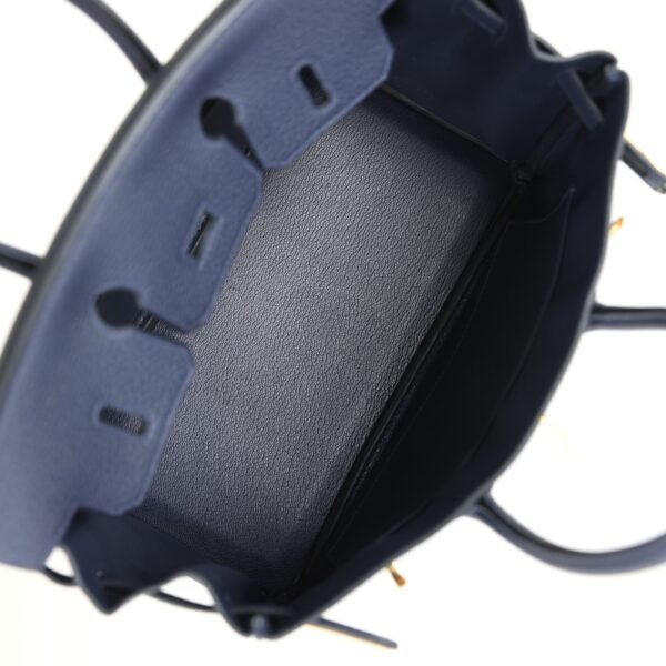 Hermes Birkin 25 Bleu Nuit Togo Gold Hardware