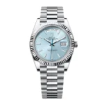 Rolex Day-Date 228236 "Ice Blue Grooved" Super Clone Quality