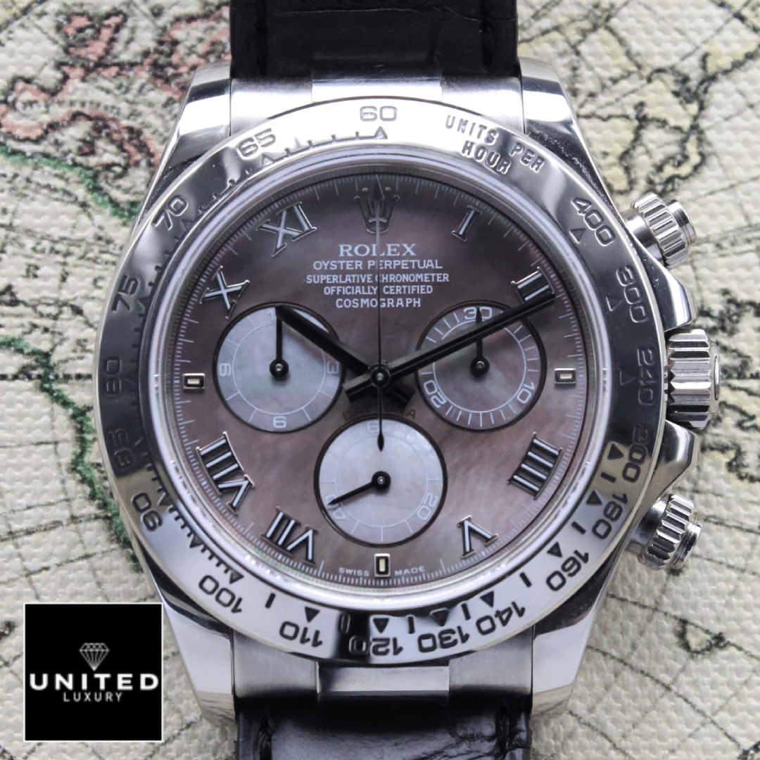 Rolex Daytona Mother Of Pearl Roman Dial 116508 Swiss Super Clone Rolex Daytona 116519 Mother of Pearl Dial Romen Numerial Replica Rome