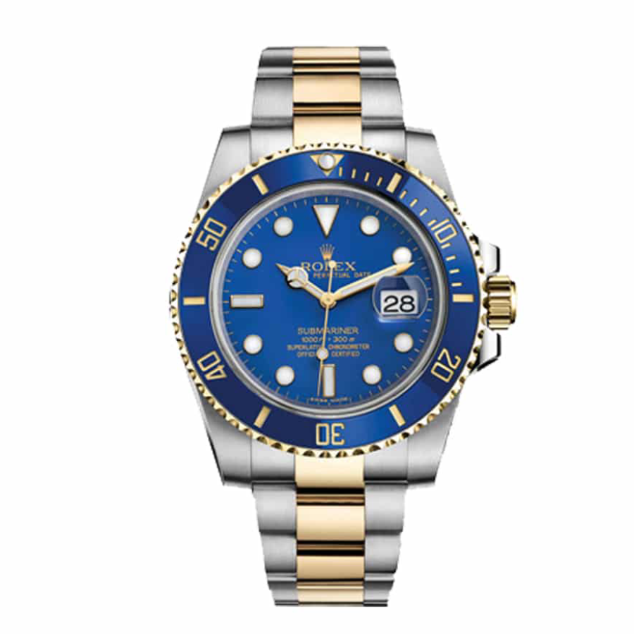 Rolex-Submariner-Date-Two-Tone-Blue-Dial-16613-Replica-1
