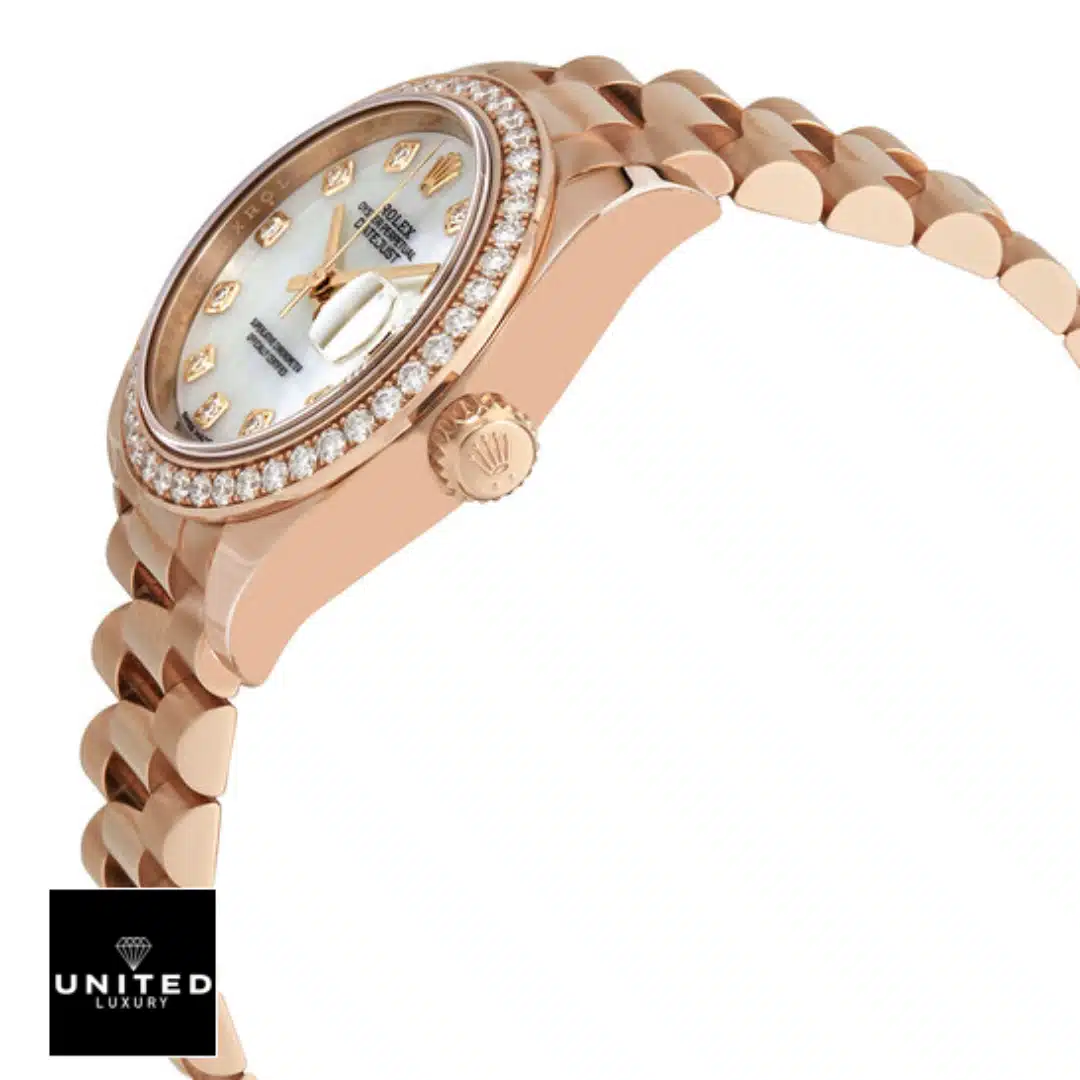 Rolex Datejust 279171 "Everose Rolesor" Ultra Detailed Clone Yeni Proje 1 23 Rolex Datejust diamond 279171 Replica Crown/Pusher