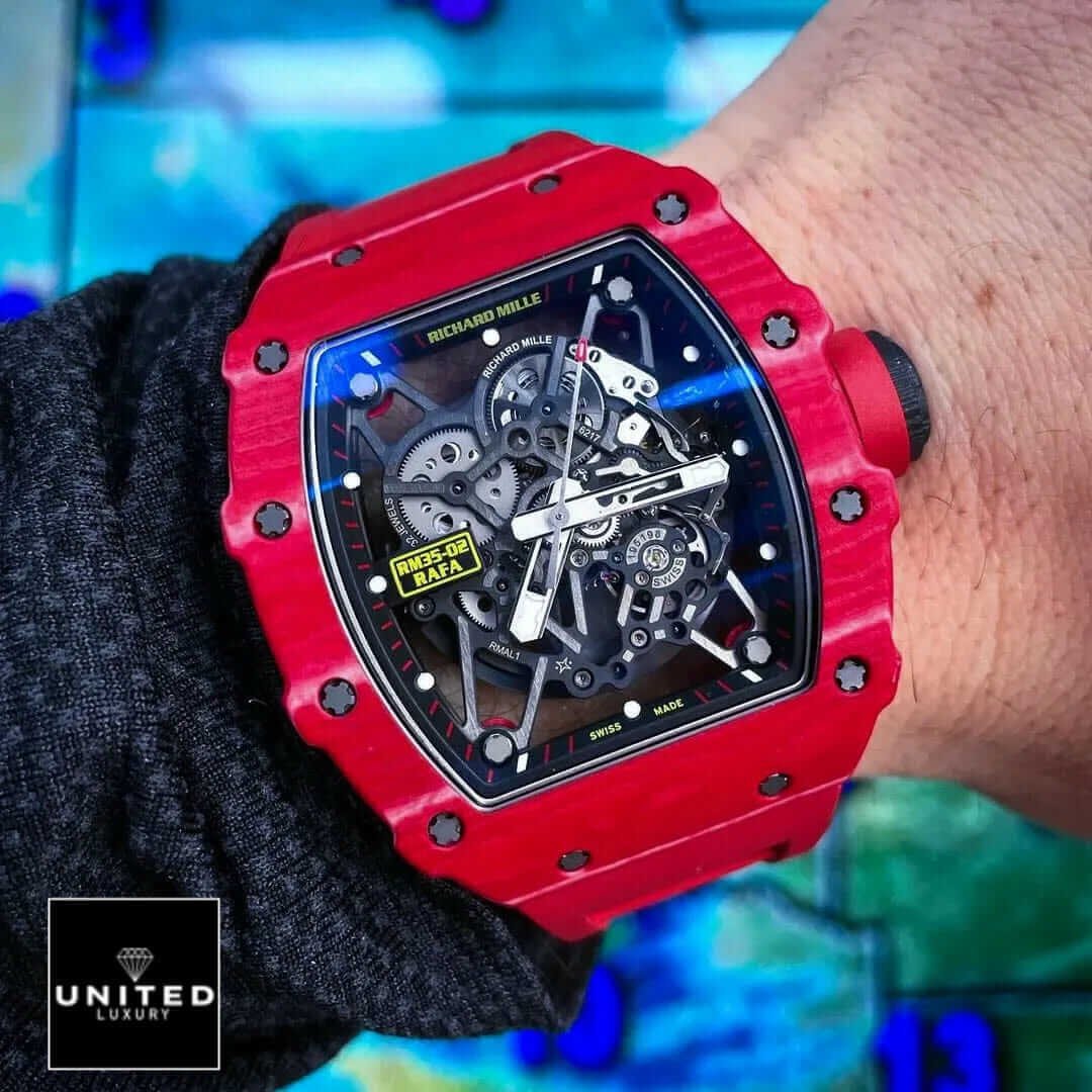 Richard Mille RM 35-02 "Red Quartz TPT" Top Replica 1:1 Yeni Proje 26