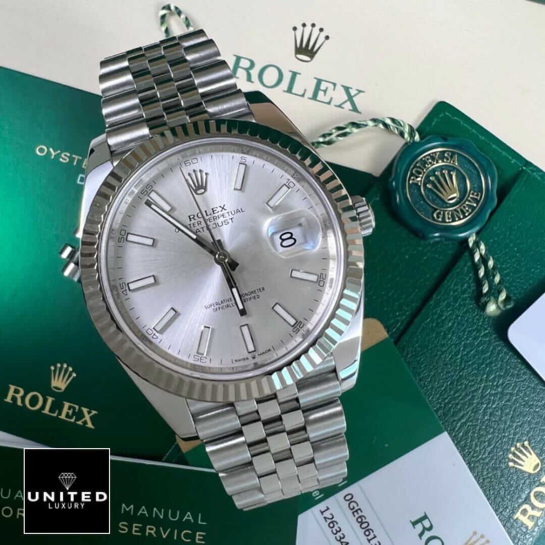 Rolex Datejust 126334-0022 "Wimbledon Dial" Mirror Replica 1:1 Yeni Proje kopyasi 3 1 Rolex Wimbledon 126334-0022 Jubilee
