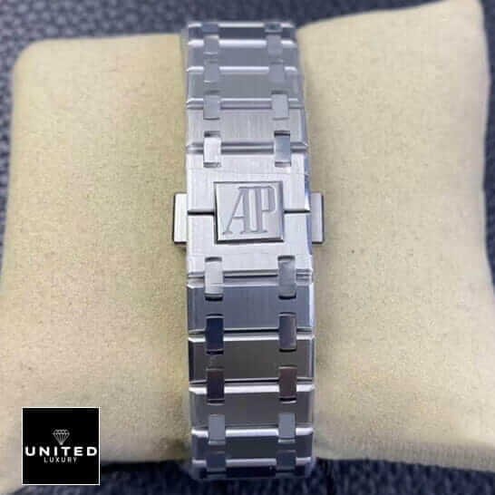 Audemars Piguet Royal Oak "Jumbo" Extra-Thin 16202ST "Blue Dial" Masterpiece Replica ap extra thin blue dial 5