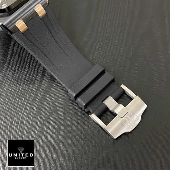 Audemars Piguet Royal Oak Offshore Chronograph 26415CE.OO.A002CA.01 "Black Ceramic" Mirror Replica 1:1 ap pride of germany replica clasp Audemars Piguet Royal Oak Offshore 26406FR.OO.A002CA.01 Stainless Steel Fold clasp Replica