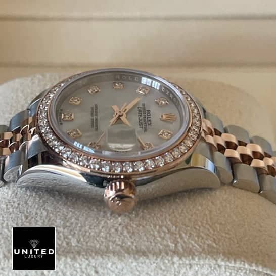 Rolex Datejust 126233 Two-Tone Handcrafted Clone Quality asjpg Rolex Datejust 126233 Stainless Steel Case Rose Gold Crown Pusher Replica Watches