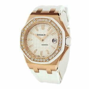 ap-royal-oak-white-dial-rubber-diamond-bezel-replica-watch