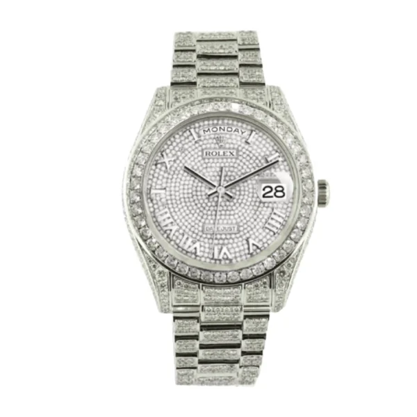Rolex Datejust 116300 “Iced Out Baguette” Ultra Precision Replica