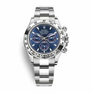 rolex-daytona-white-gold-blue-dial-steel-replica-watch
