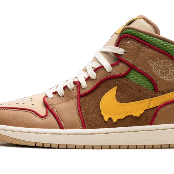 Jordan 1 Mid SE "Cheeseburger"