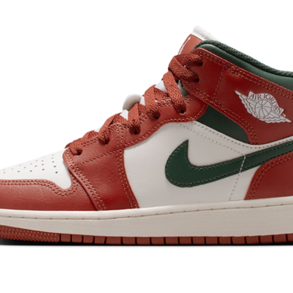 Air Jordan 1 Mid GS "Redstone"