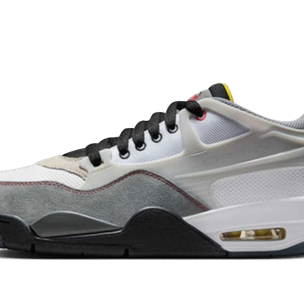 Jordan 4 RM Premium "White Black Smoke Grey Fire Red"