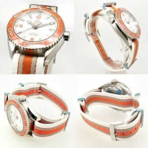 Omega Seamaster Planet Ocean 215.32.44.21.04.001 "Orange" Mirror Replica 1:1 - Image 5