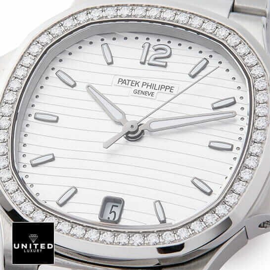 Patek Philippe Nautilus 7118/1200A "Diamond Bezel" Mirror Clone Quality patek 7118 1200a unworn replica3
