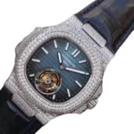 Patek Philippe Nautilus 5711 Tourbillon "Jumbo" Blue Dial Super Accurate Clone - Image 3