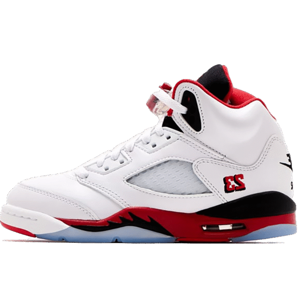 Air Jordan 5 GS "Fire Red - Black Tongue (2025)"