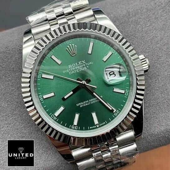 Rolex Datejust 126300 "Mint Green" Handcrafted Replica Edition rolex 41mm green dial 4 Rolex Datejust 126300 "Mint Green" Handcrafted Replica Edition rolex 41mm green dial 4