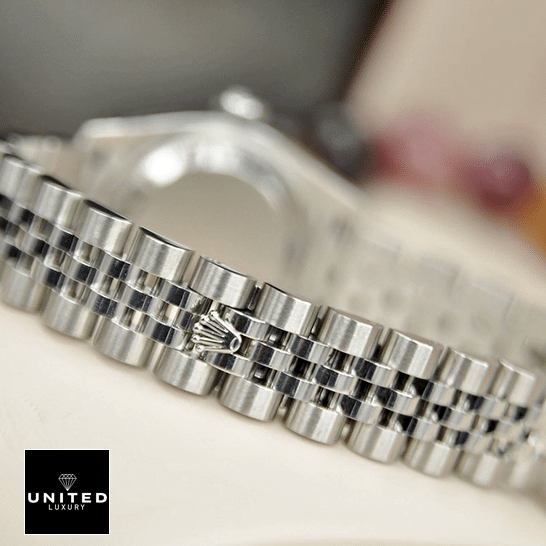 Rolex Datejust White Roman Numeral Dial 179174 Exact Replica 1:1 rolex datejust 179174 replica bracelet Rolex Datejust 179174 Jubilee Bracelet on the Rolex Logo