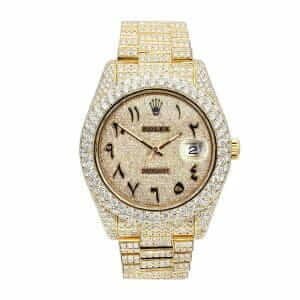 Rolex Datejust 116300 "Iced Out Arabic Dial" Collector’s Copy 1:1