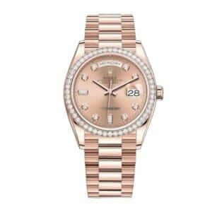 Rolex Day-Date 128345PDP "Pink Diamond" Super Clone Exceptional Replica 1:1