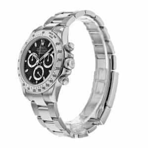 rolex-daytona-steel-black-dial-replica