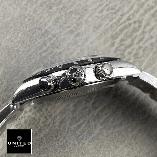 Rolex Cosmograph Daytona 16518 "Blaken" Top Replica 1:1 rolex daytona rightside replica 1 rolex daytona stainless steel Crown/Pusher and push button