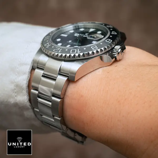 Rolex GMT-Master II 126710LN "Black Bezel Oyster" High-End Replica 1:1 rolex gmt master ii black dial 126710 1