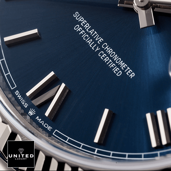 Rolex Day-Date 228239-0002 "Blue Dial" Elite Clone Edition rolex day date 40 228239 ew stainless dial Rolex Day-Date 40 228239 Blue Dial Romen Numerial Replica