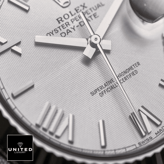 Rolex Day-Date 228239 White Romen Numerial Replica Watch