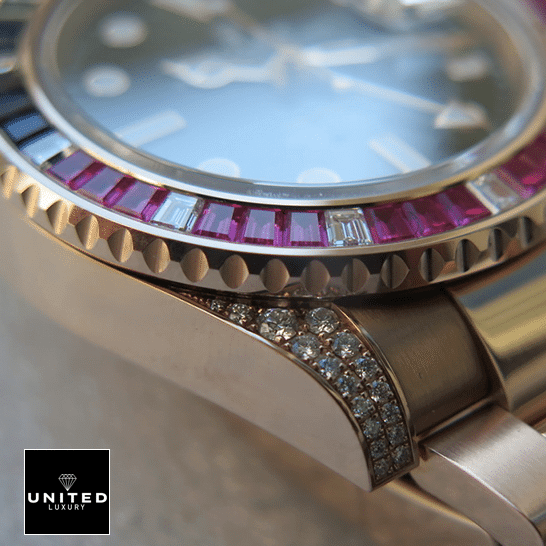 Rolex GMT-Master II 126755SARU Rose Gold Case with Diamond Replica