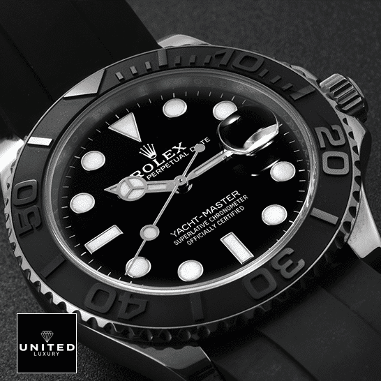 Rolex Yacht-Master 226659 "White Gold" Signature Replica 1:1 Rolex Yacht-Master 226659 Black Bezel Replica